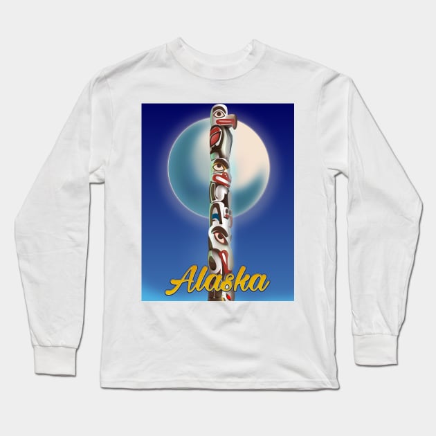 Alaska Long Sleeve T-Shirt by nickemporium1